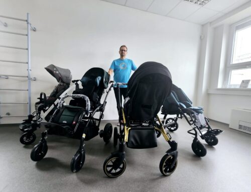 Rehabilitačné kočíky Mywam: Ako vybrať správny kočík pre postihnuté deti (Mewa, Grizzly, Alfa, Yeti)